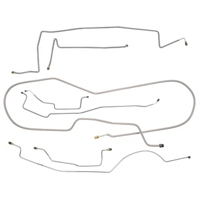 Fits 1980-1989 2wd Dodge Ramcharger Complete Brake Line Kit Set Tubes OE Steel - Image 1 of 4