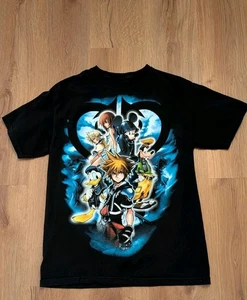 Camiseta De Colección Y2K Disney Kingdom Hearts Juego Promo Final Fantasy Mickey Talla M Camisa  - Imagen 1 de 4