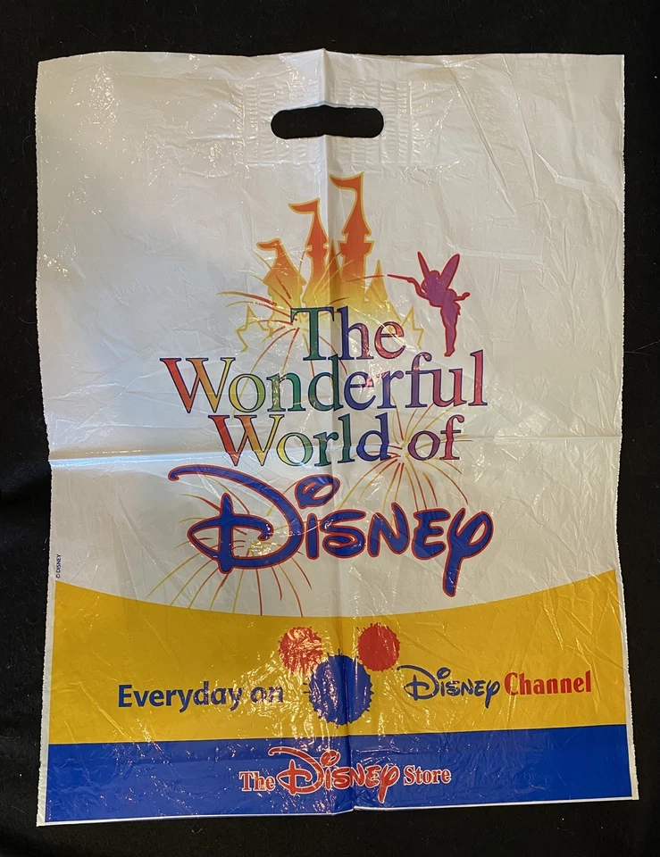 Disney Store WONDERFUL WORLD of DISNEY Bag with TINKER BELL & CASTLE - Image 1 of 1