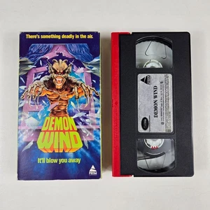 Demon Wind VHS 1990 Horror Prism Ent Eric Larson Francine Lapensee Red Tab VTG - Picture 1 of 10