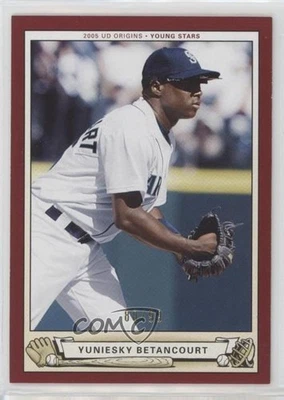 2005 Upper Deck Origins Young Stars Red /99 Yuniesky Betancourt #216 Rookie RC - Image 1 of 2