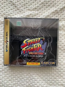 [TESTED] Street Fighter Collection Sega Saturn Capcom 2-Disc Set Great Condition