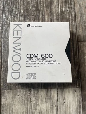 Kenwood CDM-600 6-Compact Disc Magazine For 5” (12cm) CD Made In TOKYO, JAPAN - Image 1 of 4