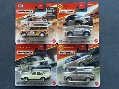 4x Matchbox 2025: Range Rover, Volvo 240, Land Rover, Nissan Ariya etc. 1/64 OVP - Bild 1 von 4