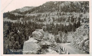 Giants Ladder Broadmoor RPPC Cheyenne Mt. Autobahn 1930 CO - Bild 1 von 2