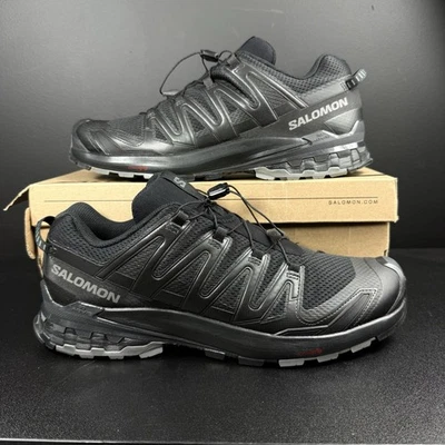 Salomon XA Pro 3D V9 Para Hombres Talla 13 Trail Running Senderismo Zapato Negro Peltre Fantasma Foto 1 de 4