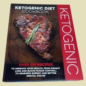 NEW Ketogenic Diet Cookbook 100+ Recipes Weight Loss Blood Sugar Keto HC 2018 - Picture 1 of 10