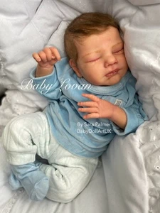 Reborn Baby Boy Doll Lovan by Cassie Love Brace LTD COA 107/900 By Sara Palmer - Picture 1 of 24