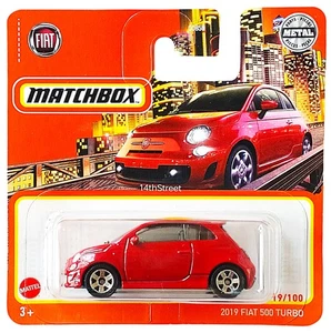 2021 Matchbox Metro #19/100 - 2019 Fiat 500 Turbo - short card - Picture 1 of 1