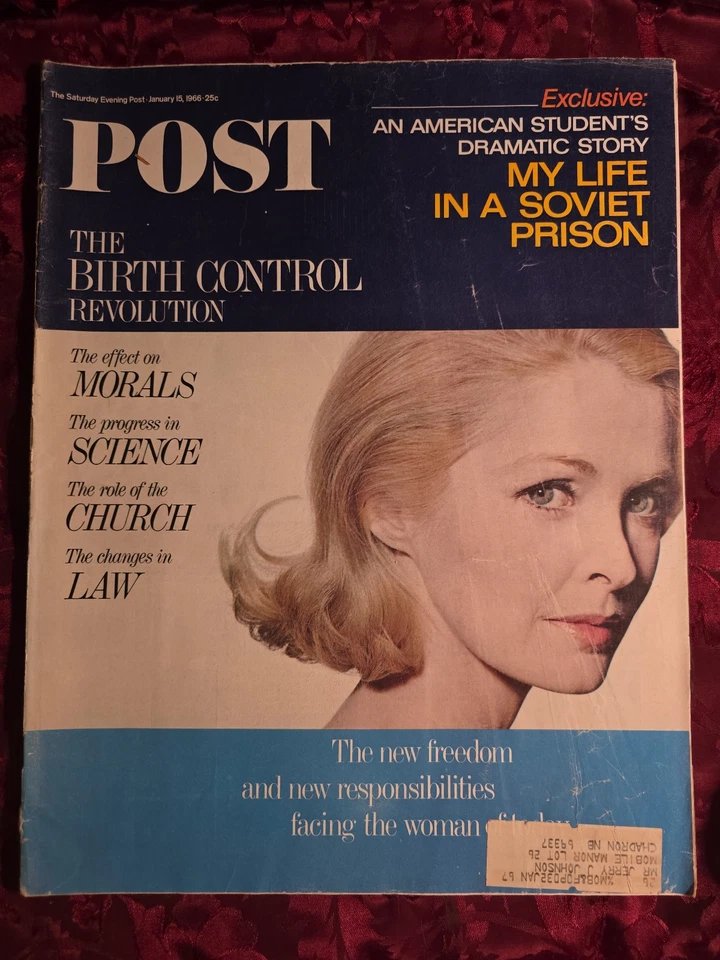 Saturday Evening POST January 15 1966 1/15/66 BIRTH CONTROL DOCTOR ZHIVAGO - Image 1 of 1