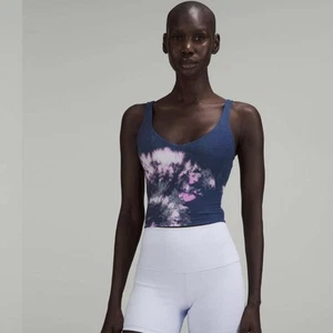 Lululemon Align Tank Top Circulate Tie Dye Align Tank Mineral Blue Multi Gr. 0 - Bild 1 von 6