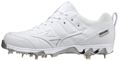 Mizuno Men's 9-Spike Ambition 2 Baseball Cleats White - 320630.0000, White - Image 1 of 4