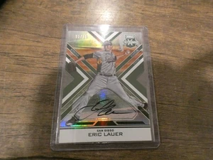 2016 Panini Elite Extra Edition Status Green Die-Cut Auto 1/25 Eric Lauer - Picture 1 of 4