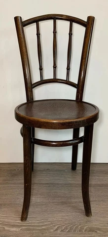 Antique 1920’s Mudson J. & J. Kohn Bentwood Thonet Bistro Cafe Chair Czech RARE Cover