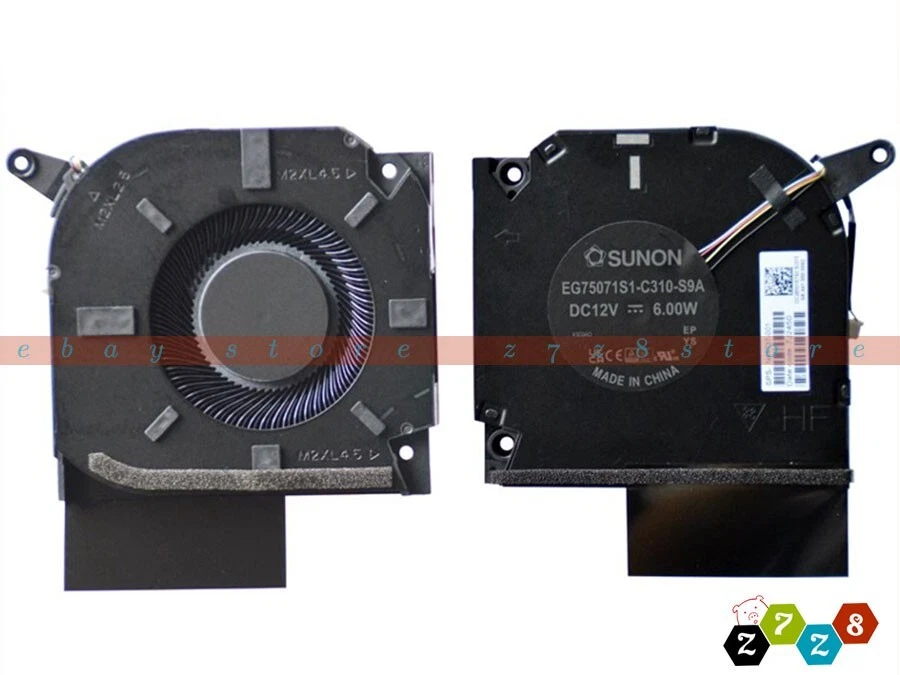 New HP Omen 16-WF 16-XF 16-U 16-WF0097NR 16-U1047NR TPN-C167 GPU Cooling Fan - Image 1 of 1