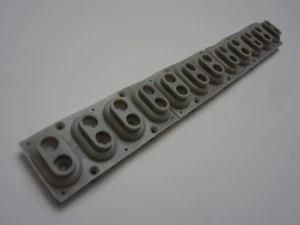 OEM Korg 12 notas goma contactos clave - Imagen 1 de 3