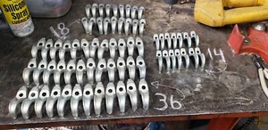 Plumbing PIPE STRAP CONDUIT CLAMP ONE INCH MALLEABLE CAST IRON 68 PIECES 3 TYPES - Picture 1 of 4