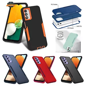 For Samsung Galaxy A35 5G Hybrid Bumper Rugged Dual Layer Rugged TPU Case Cover - Picture 1 of 36