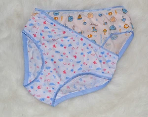 Mädchen Slip Unterwäsche Unterhose Schlüpfer bunt Wäsche 2-tlg Gr. 122-128 NEU - Bild 1 von 6