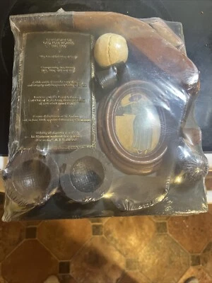 PLACA HOMENAJE GOLFISTA VINTAGE ESCOCÉS VIEJO TOM MORRIS (GRAN VIEJO) DECORACIÓN DEL HOGAR Foto 1 de 4