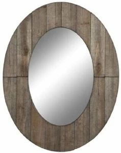 New Cooper Classics 040129 35.5" x 27.5" Mammoth Mirror Rustic Wooden Frame - Picture 1 of 1