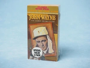 John Wayne The Three Musketeers Hollywood Matinee Special VHS SEALED - Picture 1 of 8