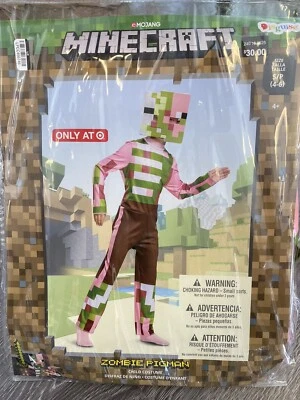 Disguise Minecraft Zombie Pigman 万圣节装扮 儿童服装 尺寸 S 4-6 — 第 1/4 张图片
