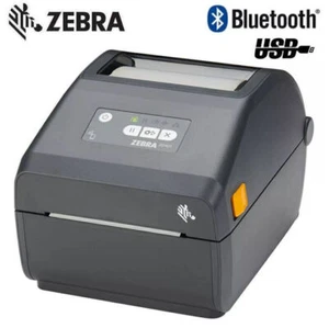 Zebra ZD421 ZD4AC43-309M00EZ 300DPI USB Bluetooth Direct Thermal Label Printer - Picture 1 of 6