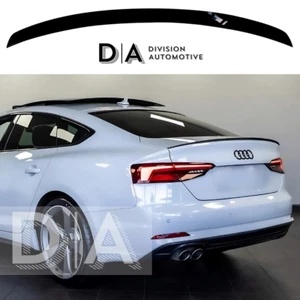 FÜR AUDI A5 B9 8W SPORTBACK HINTEN KOFFERRAUM LIPPE SPOILER Flügel GLÄNZEND SCHWARZ 2017+ - Bild 1 von 12