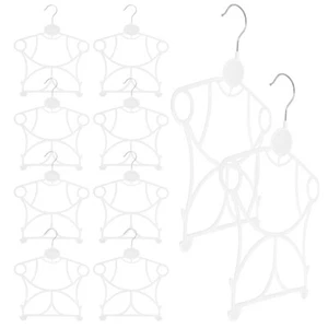 10 Pcs Einteiliger Kleiderbügel Für Kinder Mutter Kleinkinder Hangers Plastik - Bild 1 von 12