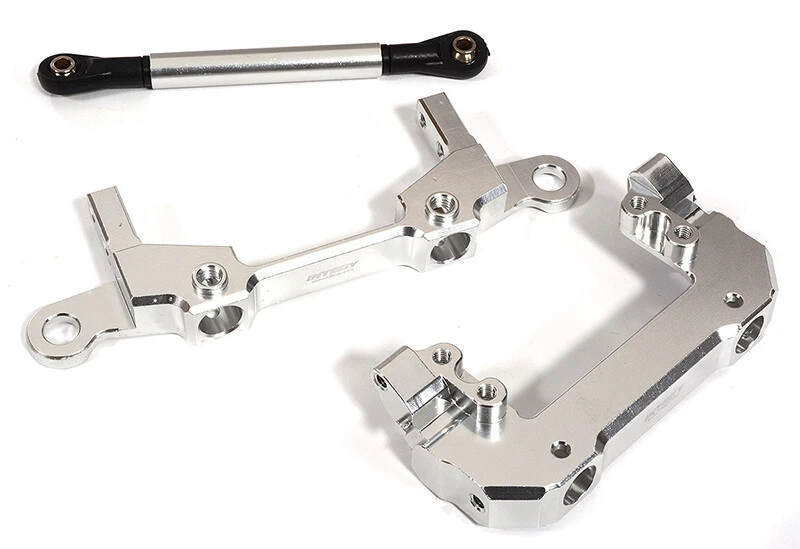 Machined F&R Bumper Mounts w/ Steering Servo Mount & Linkage for Axial SCX10 III - Image 1 of 1