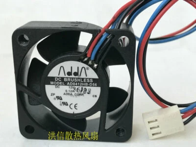 1 PCS ADDA  Fan  AD0412HB-D56 DC 12V 0.12A 4015 4CM 3 PIN - Image 1 of 3