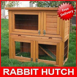 RABBIT HUTCHES HUTCH RUN RUNS BUNNY BUSINESS  GUINEA PIG HUTCH BB-36-DDD-TR - Picture 1 of 23