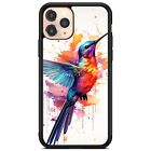 floral designs hummingbird TPU Case For iPhone 14 13 15 Pro Max Plus