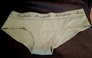 Victoria's Secret Women's Cotton Hipster Green Panty Knickers Size S - Picture 1 of 7