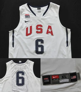 LeBron James #6 Team USA Nike Trikot authentisch 2012 London Olympische Spiele genäht Herren XL - Bild 1 von 11