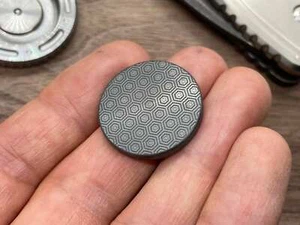HONEYCOMB Black Tungsten Coin for Billetspin Gambit - Picture 1 of 3