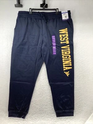 West Virginia Mountaineers NCAA Athletic Sweatpants Navy Mens Size XXL - Image 1 of 4