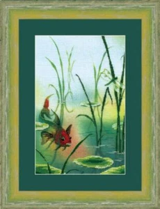 DIY Cross stitch kit "Magic fish" - Picture 1 of 2