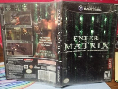 Enter The Matrix (Nintendo Gamecube) Case and game, Tested - Image 1 of 2