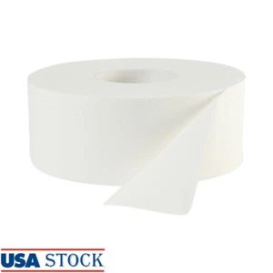 Papel higiénico seguro séptico toallas de papel de 2 capas 3,3" X 1000 pies, 12 rollos, blanco - Imagen 1 de 7
