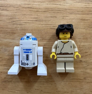 Lego Star Wars Joven Anakin Skywalker y R2-D2 Minifigura con Casco SW007 Foto 1 de 4