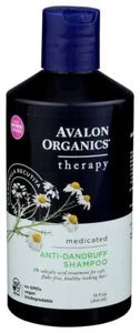 Avalon Organics Medicated Shampoo Anti Dandruff 1 Each 14 Oz - Picture 1 of 5
