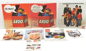 9pc Vintage Rare 1973 1974 1975 1976 Lego Denmark Germany Foreign+USA Catalogs   - Picture 1 of 9
