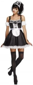 Fever Kollektion French Maid Kostüm mit Kleid Haarreifen und Ärmeln Gr. M - Bild 1 von 1