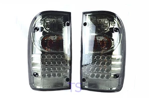 SET SMOKE BLACK LEN LED TAIL LIGHT REAR LAMP FOR TOYOTA HILUX MK4 MK 1998-2004 - Picture 1 of 7