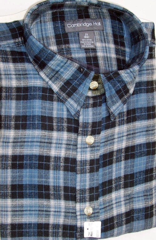 Camisas de franela - Informales - Franela deportiva - Algodón - Cambridge Hall - 8X-GRANDES Foto 1 de 1
