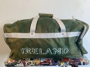 🩲 Vintage Ireland Airline Flight Bag Carry On Duffle Luggage Travel, Green - Picture 1 of 5
