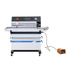 Nitrogen Gas Flushing Air Suction Coding Date Printing Continuous Band Sealer - Picture 1 of 5