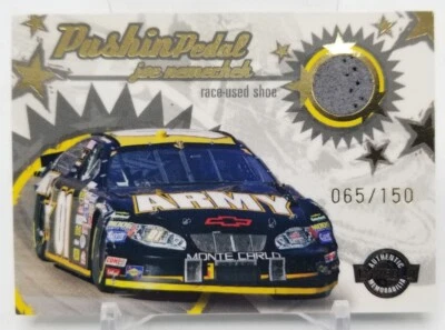 2005 Wheels JOE NEMECHEK Pushin Pedal Race Used Shoe /150 NASCAR Nextel Cup PP 6 - Image 1 of 4